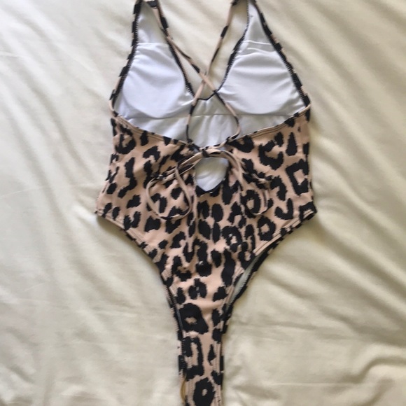 NEW!! Cheetah Print One Piece Bathing suit - Picture 4 of 6